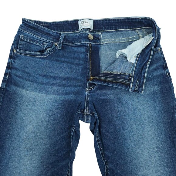 Buckle BKE Gabby Jeans Cropped Capri Size 31 High Rise Stretch Dark Wash Denim - Picture 6 of 12